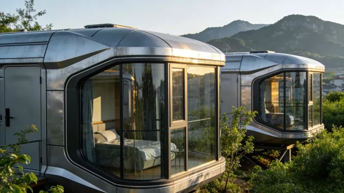 Prefabricated Space Capsule Home එළිමහන් කඳවුරු සඳහා හොඳම තේරීම වන්නේ ඇයි?