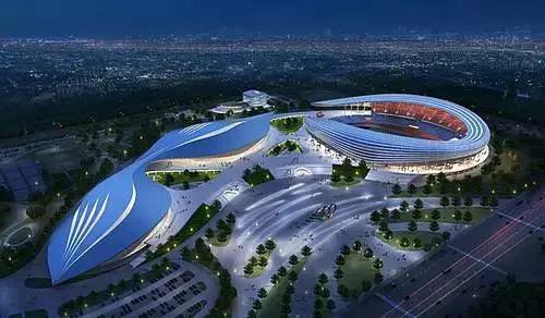 Dome-type Gymnasium Steel ඉදිකිරීම්