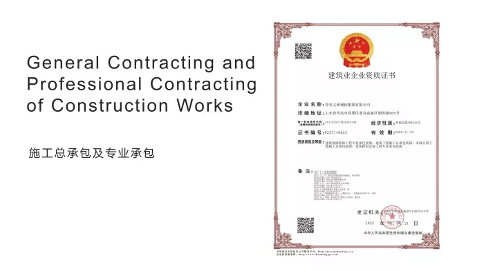 Class I Construction and General Contracting Qualification
