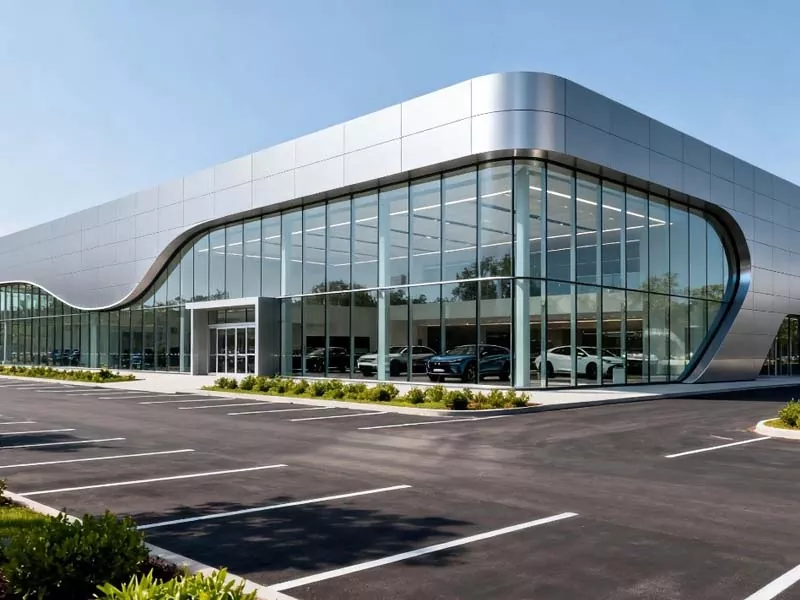 Prefabricated Metal Structure Car Hall