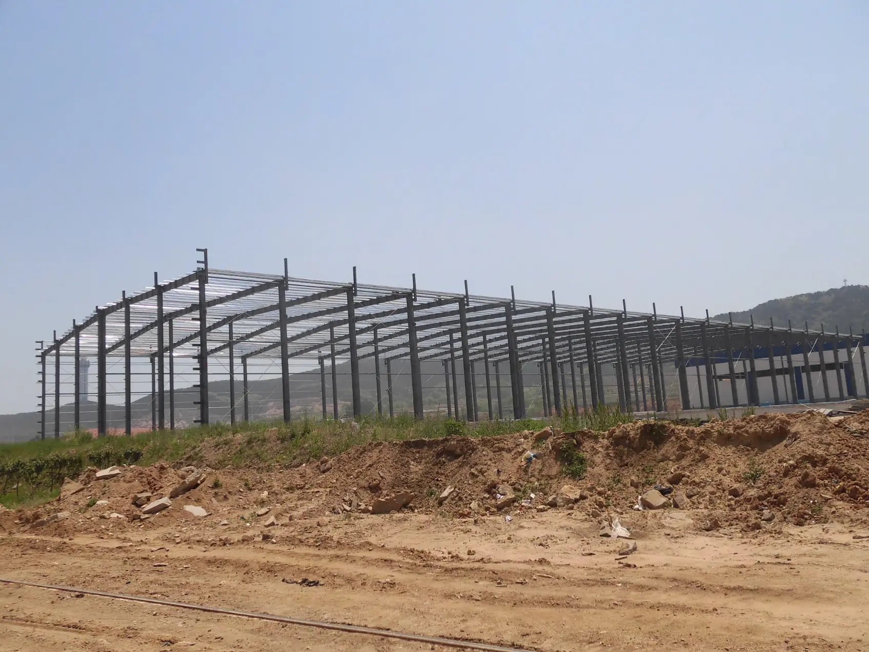 පෙර සැකසූ වානේ රාමු පශු සම්පත් ගොඩනැගිලි ඉදිකිරීම